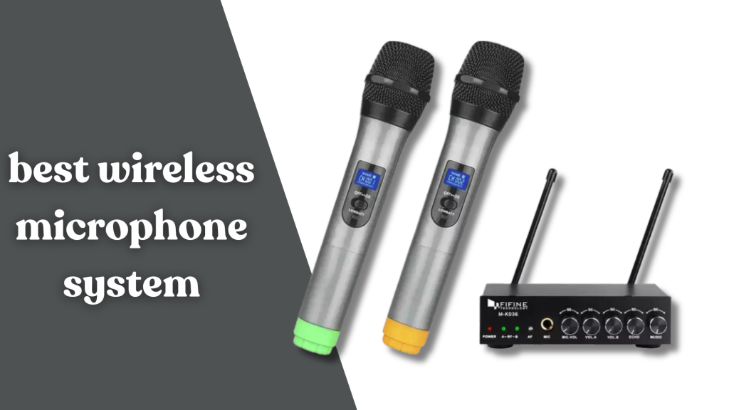 Best Wireless Microphone System Tech Reath 4078