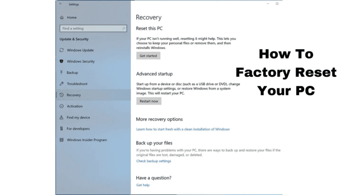 how to factory reset your pc windows 11 | how to factory reset your pc windows 10 | how to factory reset your pc